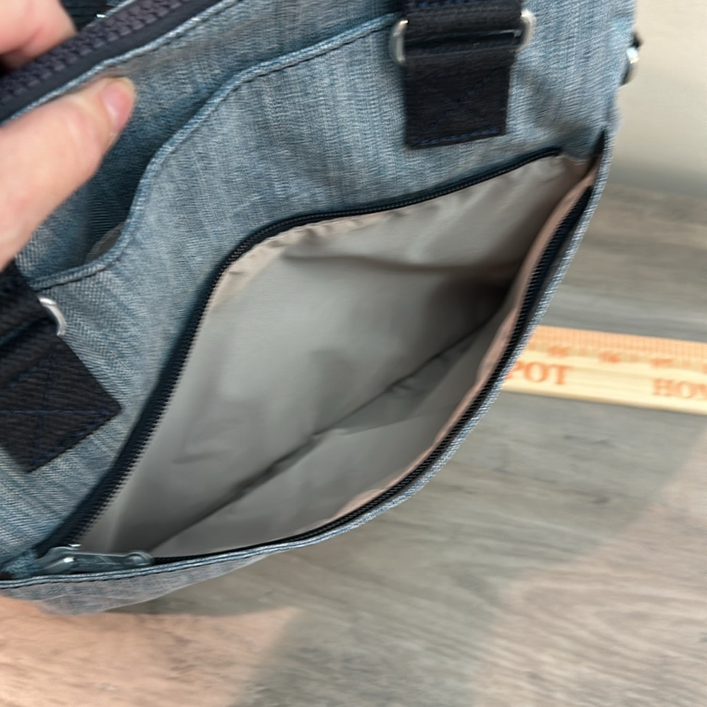 Kipling Denim Look Shoulder Bag - Picture 3 of 14